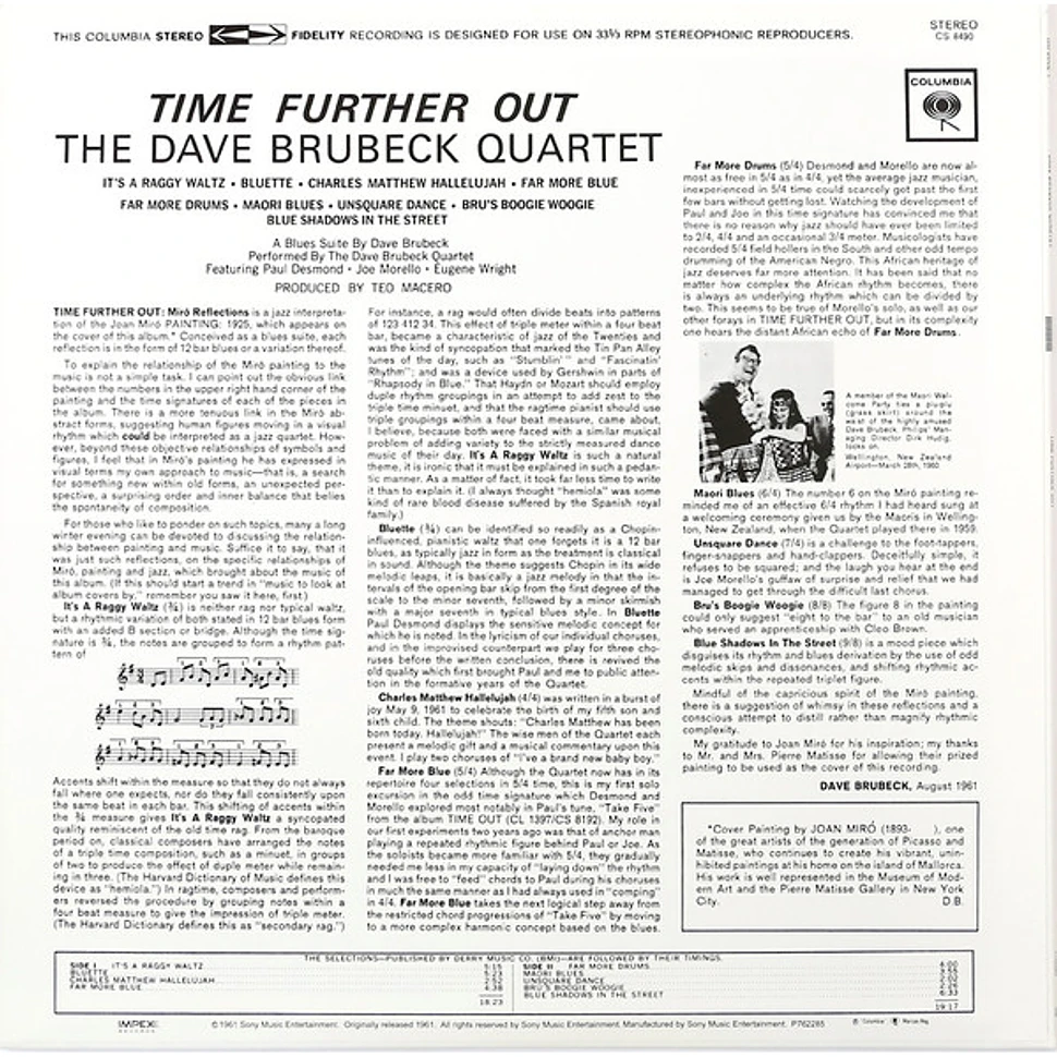 The Dave Brubeck Quartet - Time Further Out (Miro Reflections)