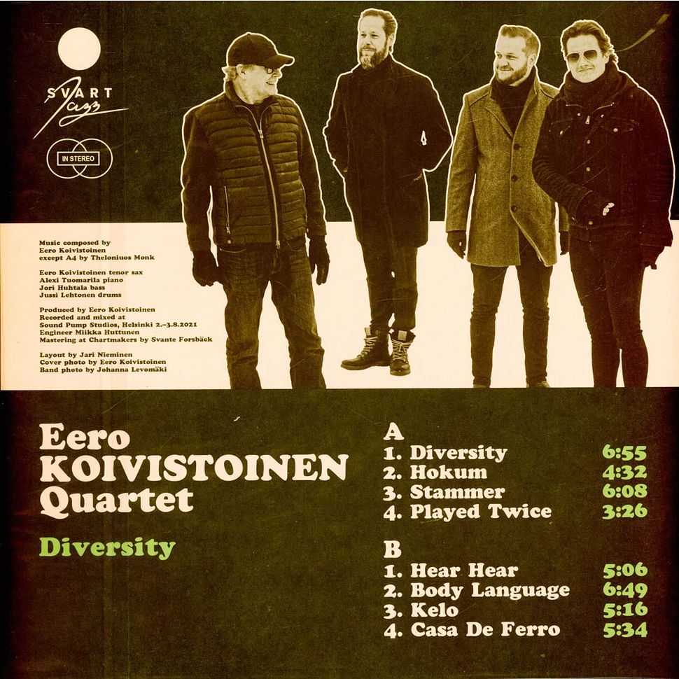 Eero Koivistoinen Quartet - Diversity