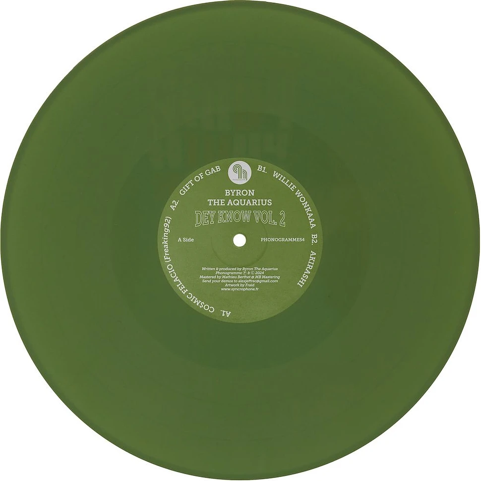 Byron The Aquarius - Dey Know Volume 2 Green Vinyl Edtion