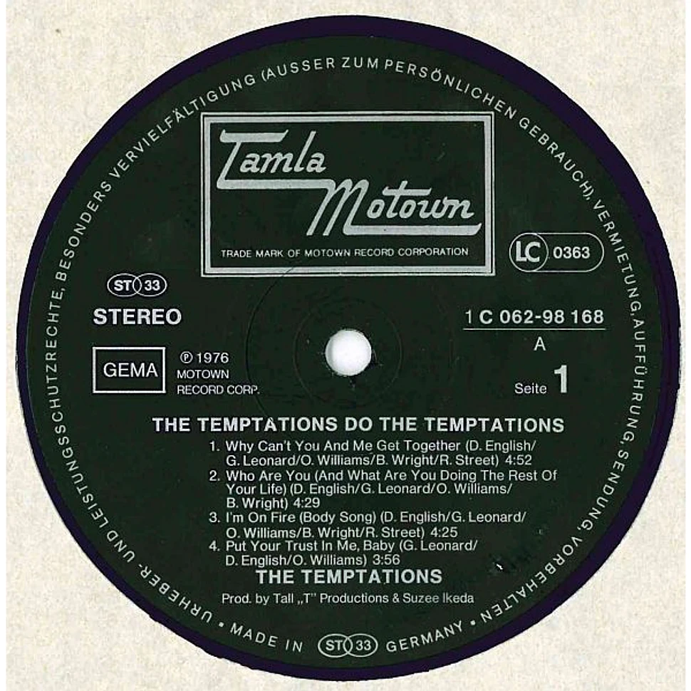 The Temptations - Do The Temptations