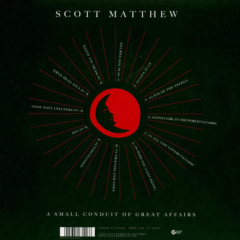 Scott Matthew - A Small Conduit Of Great Affairs Red Vinyl Edition