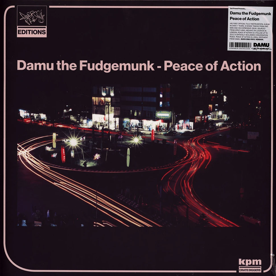 Damu The Fudgemunk - Peace Of Action Duck Egg Blue Vinyl Edition