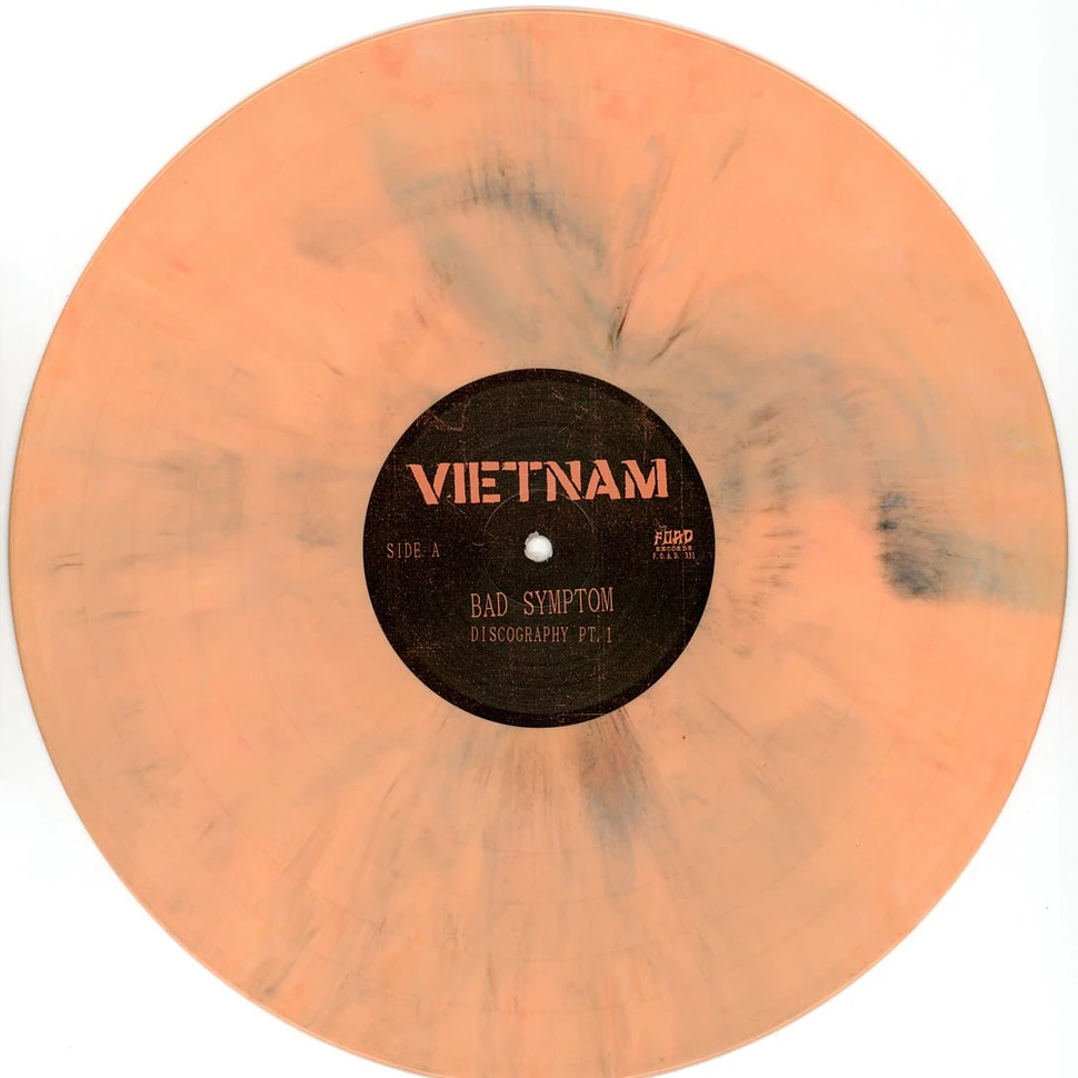 Vietnam - Bad Symptom Discography Part 1 Marbled Orange Vinyl Edition