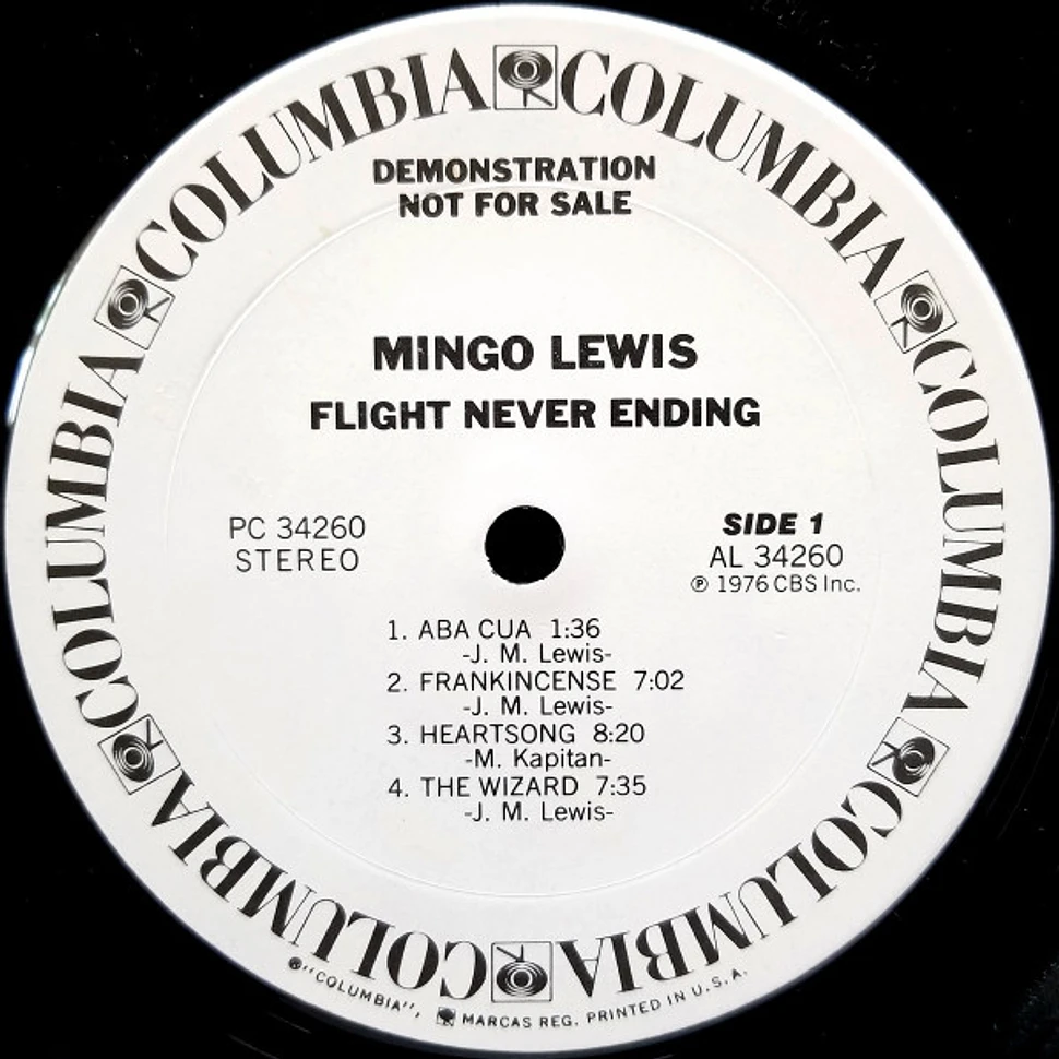 Mingo Lewis - Flight Never Ending