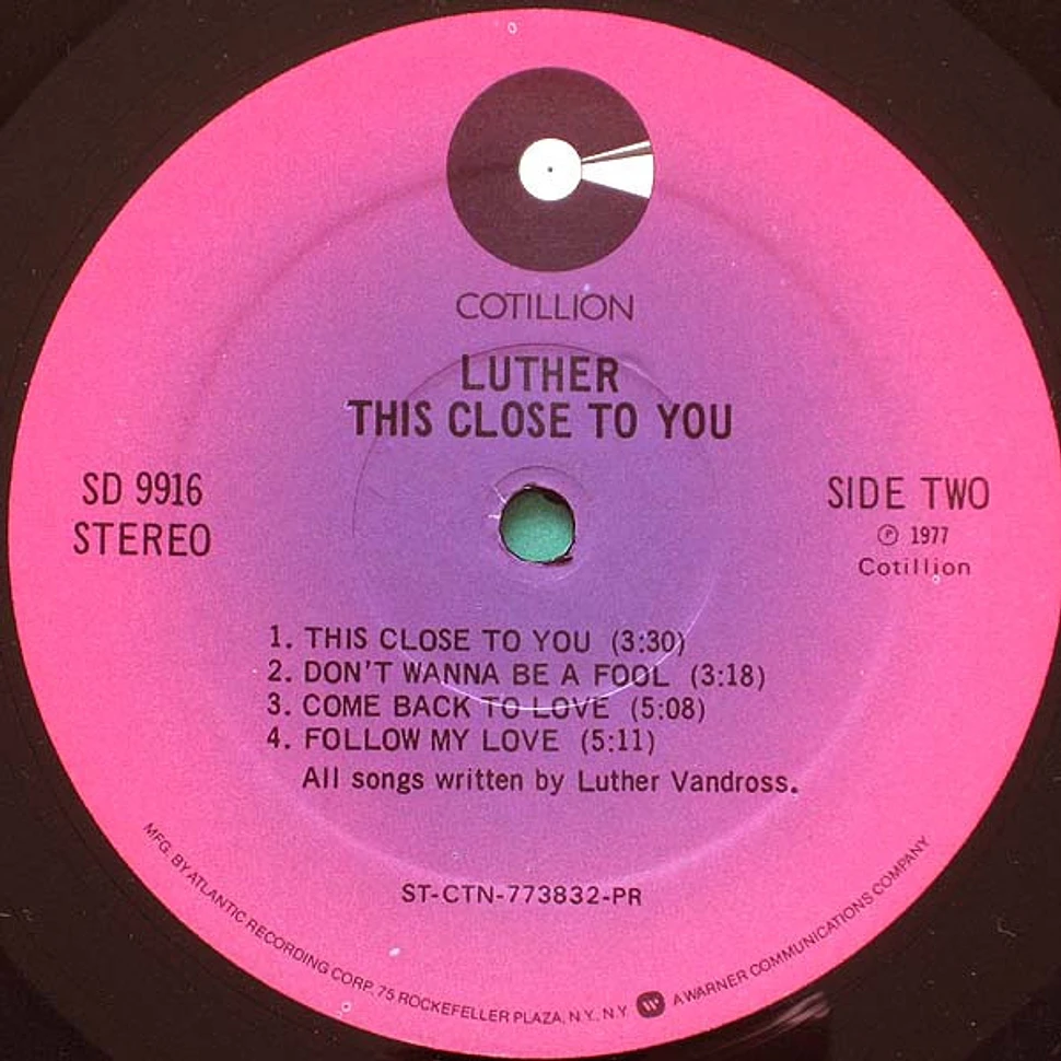 Luther - This Close To You