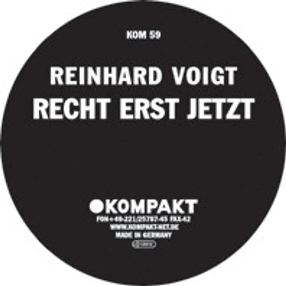 Reinhard Voigt - Recht Erst Jetzt