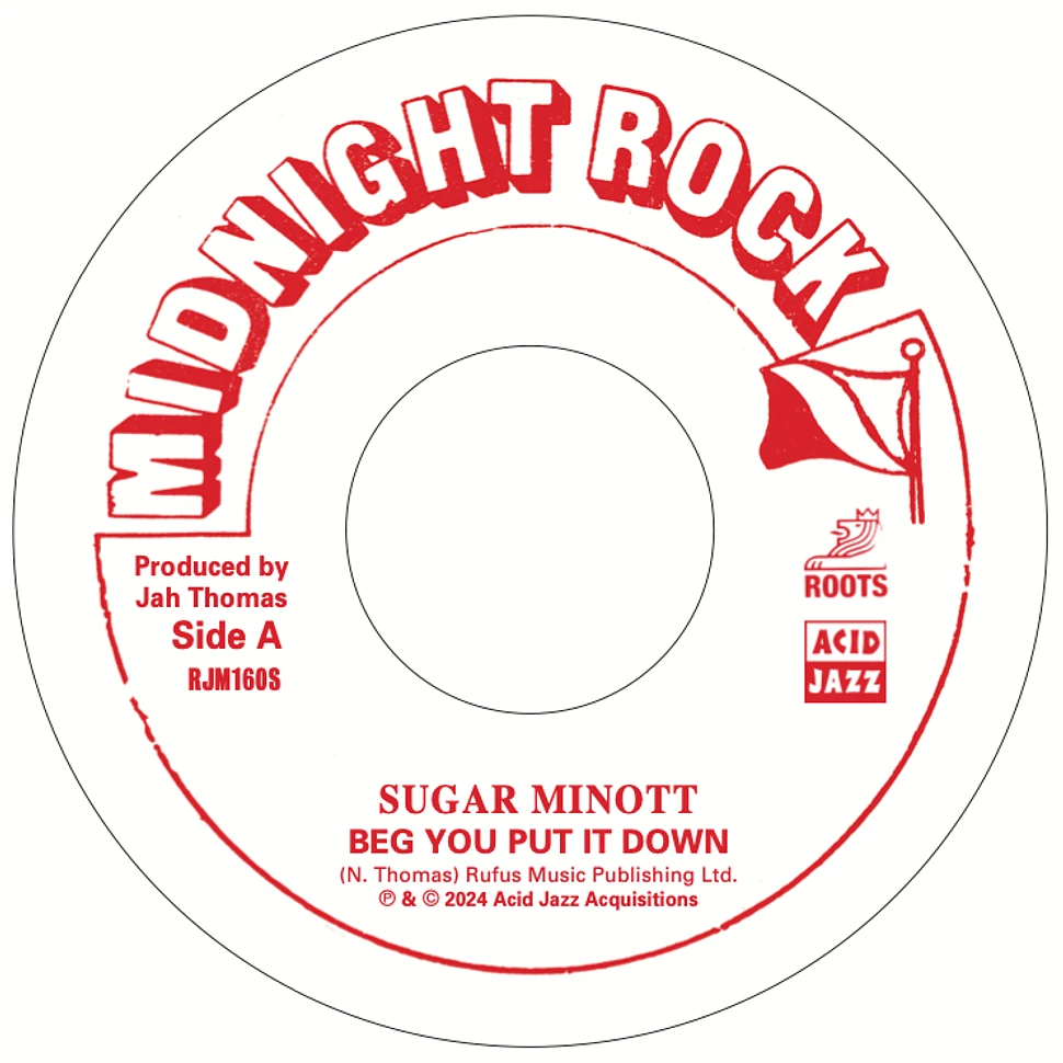 Sugar Minott / Jah Thomas - Beg You Put It Down / Put Down The Dub