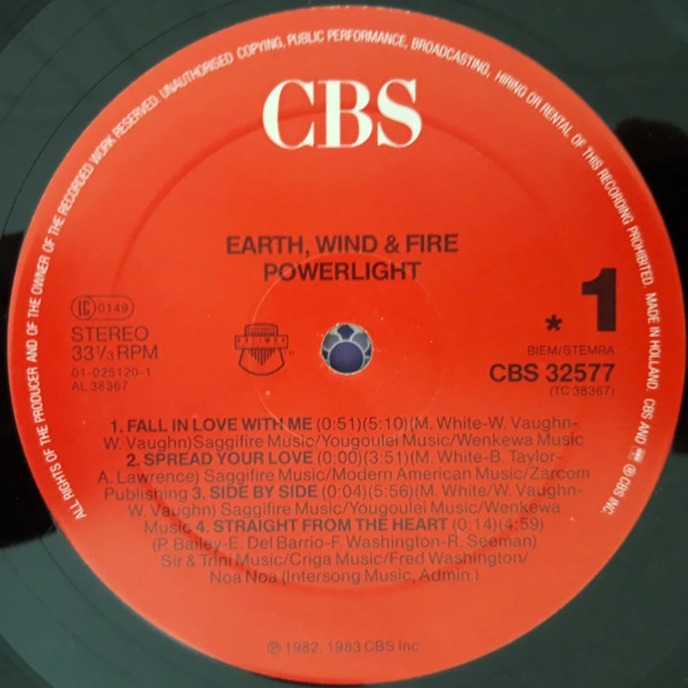 Earth, Wind & Fire - Powerlight