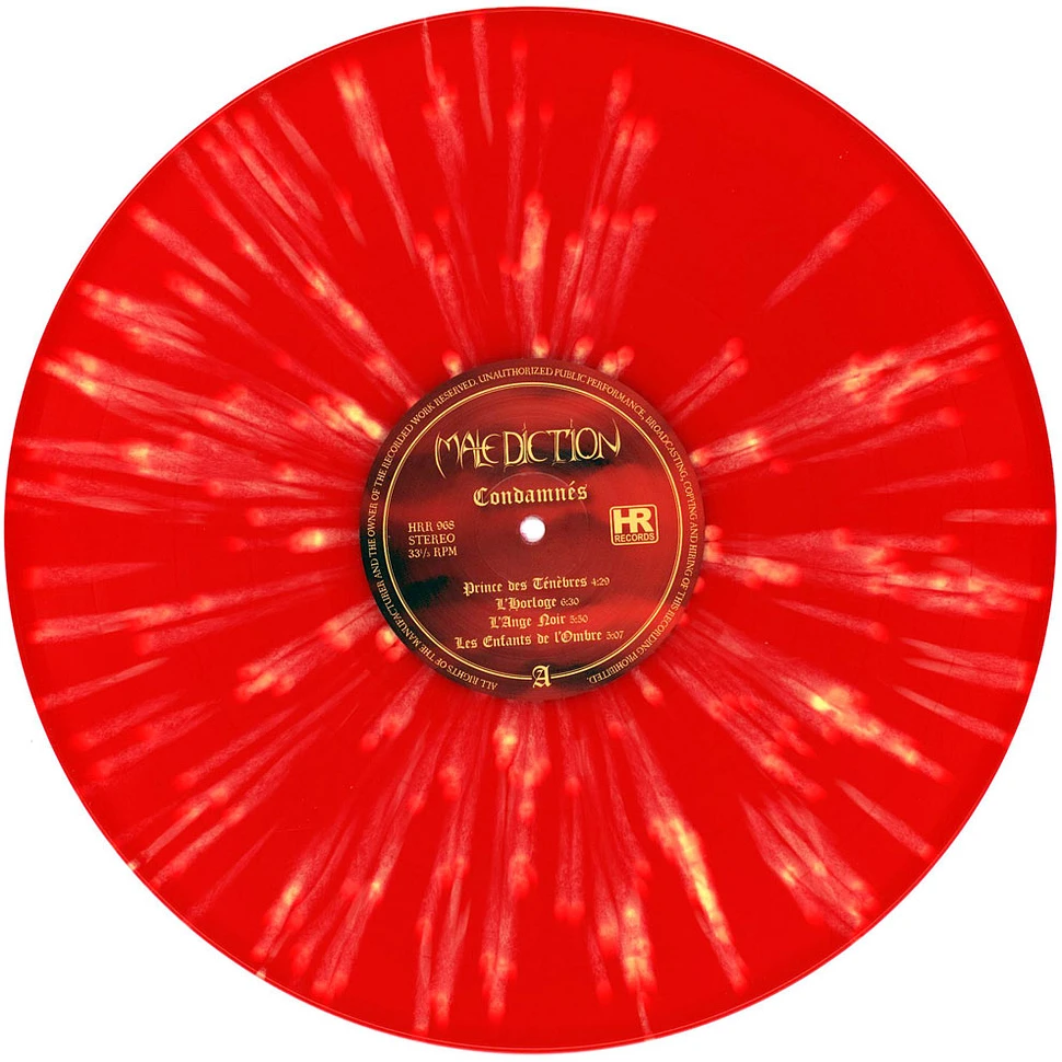 Malediction - Condamnés Splatter Vinyl Edition