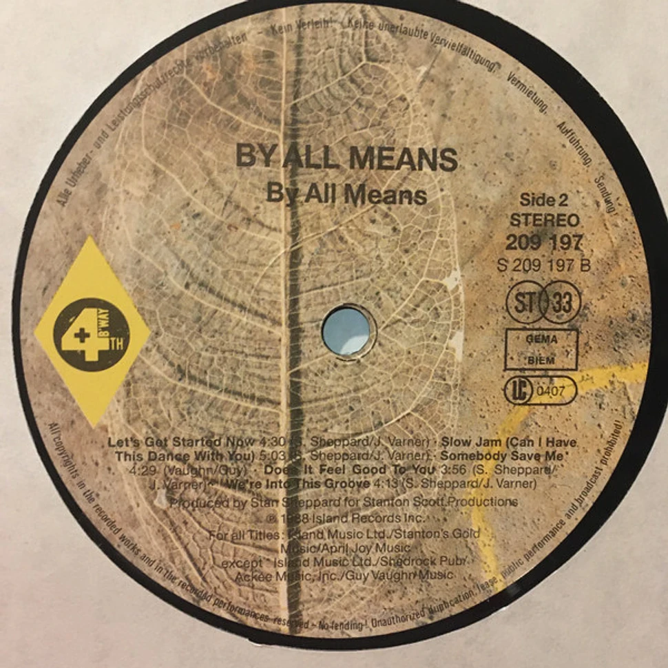 By All Means - By All Means