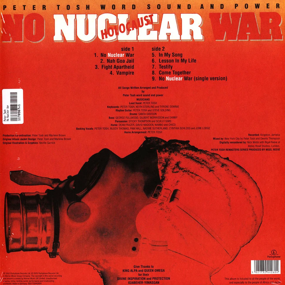 Peter Tosh - No Nuclear War