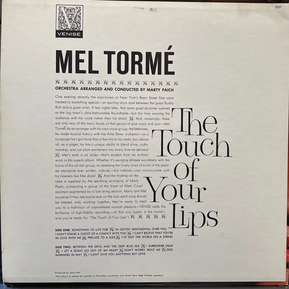 Mel Tormé - The Touch Of Your Lips