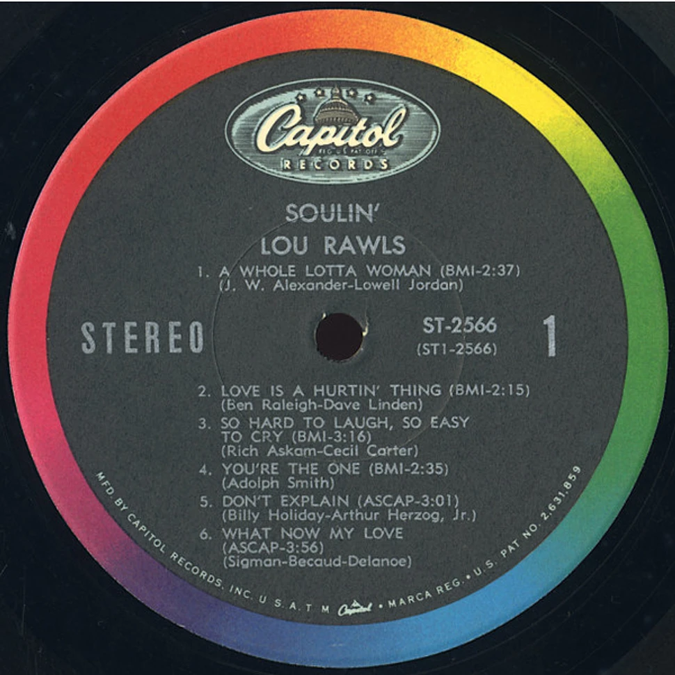 Lou Rawls - Soulin'