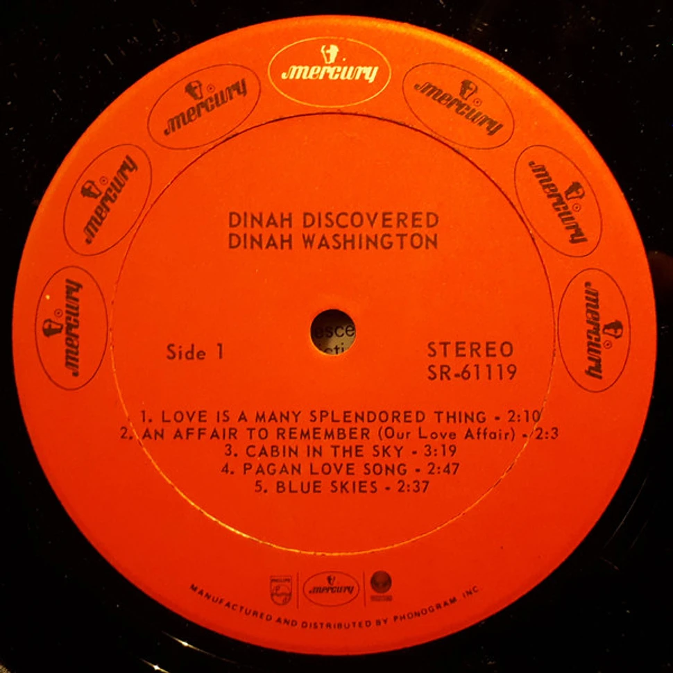 Dinah Washington - Dinah Discovered