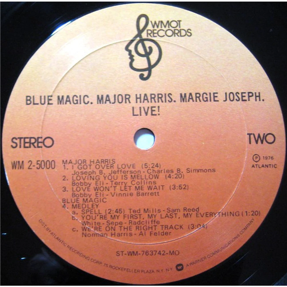 Blue Magic / Major Harris / Margie Joseph - Live!