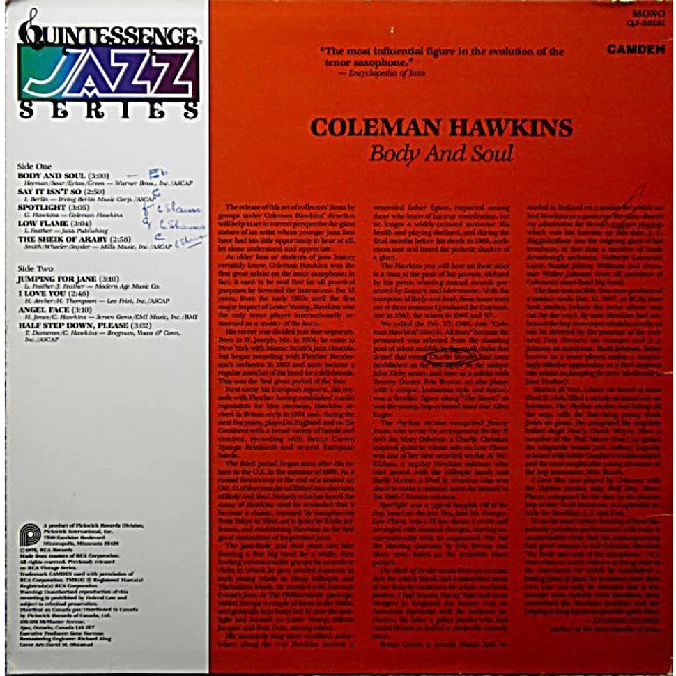 Coleman Hawkins - Body And Soul