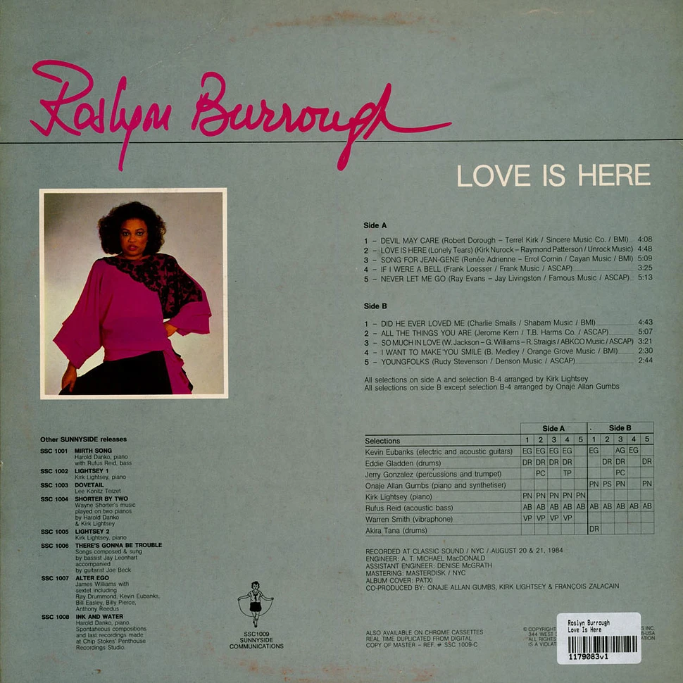 Roslyn Burrough - Love Is Here