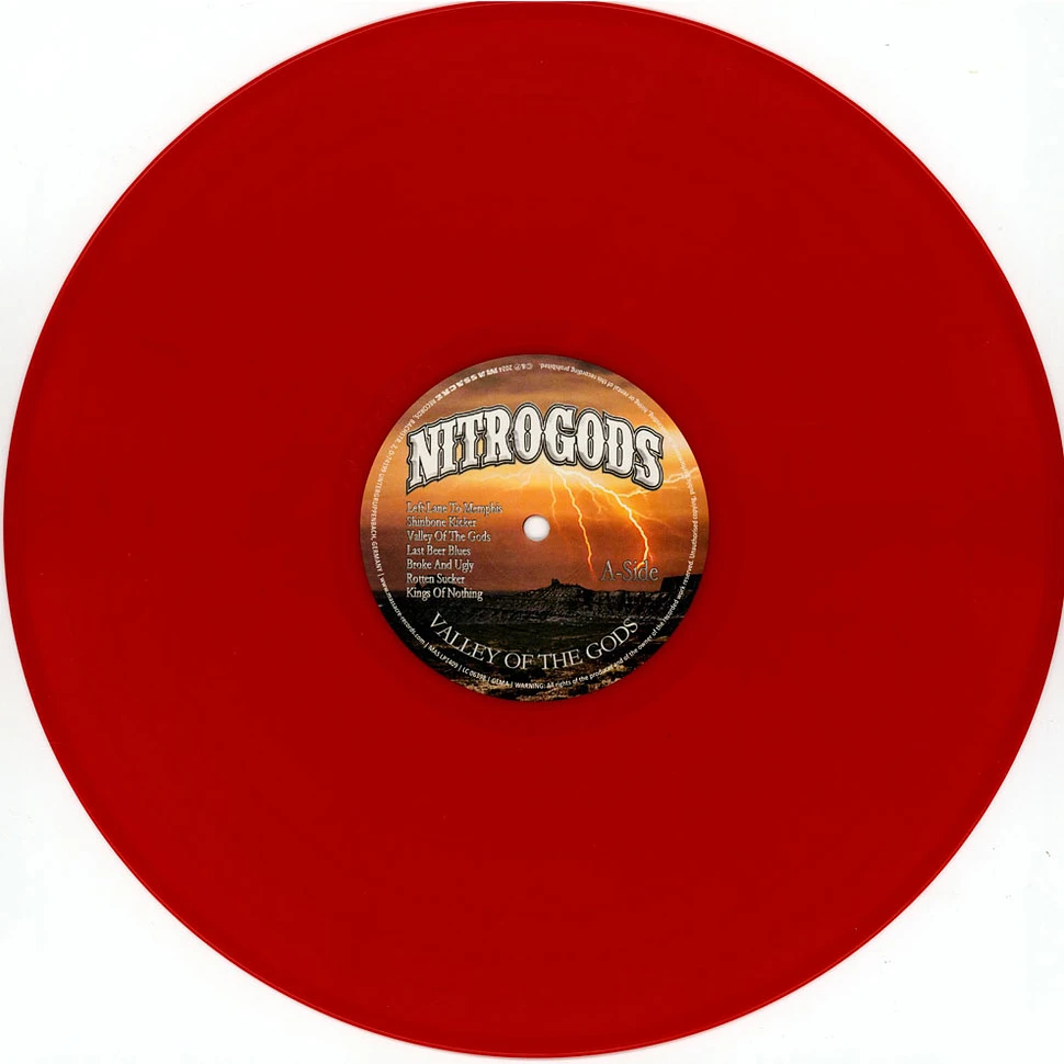 Nitrogods - Valley Of The Gods Red Vinyl Edition