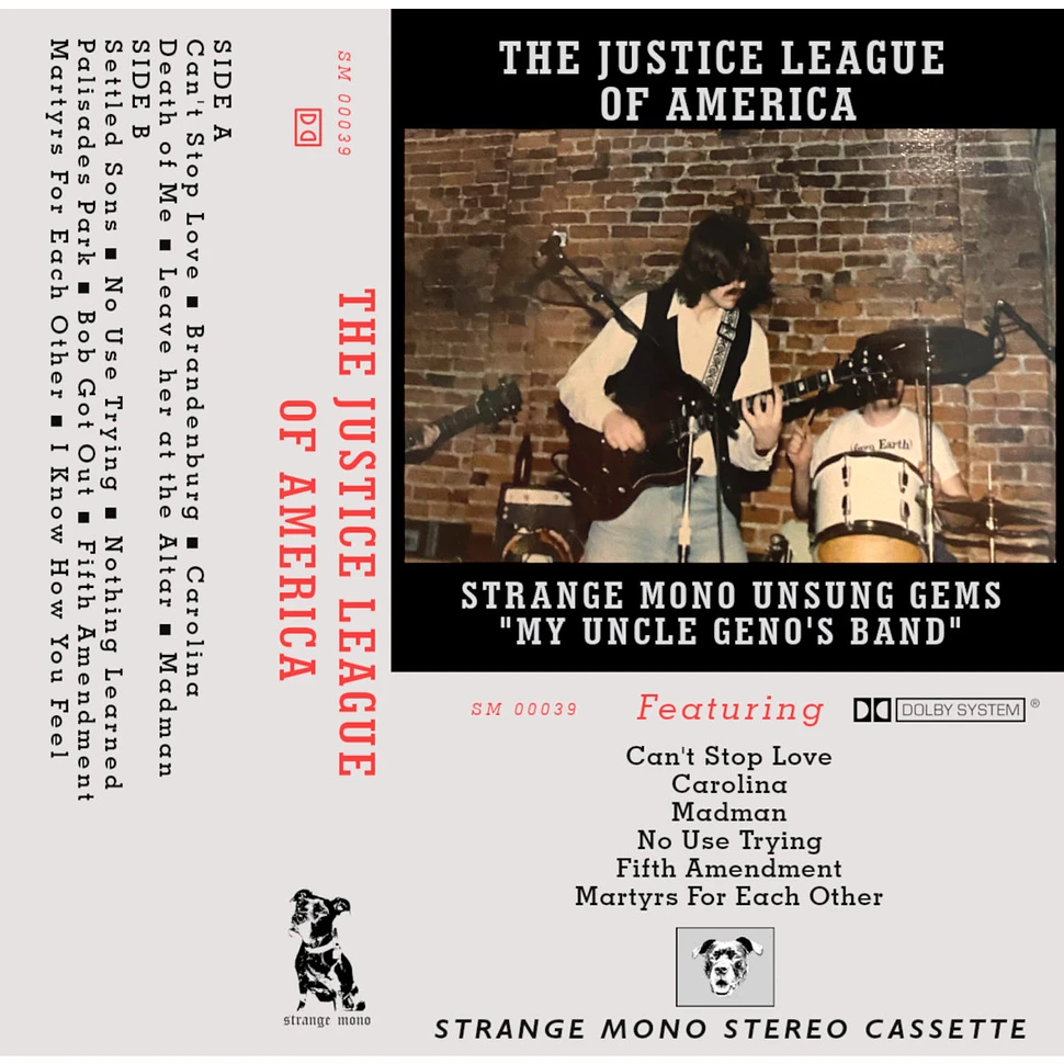 The Justice League Of America - Strange Mono Unsung Gems 'My Uncle Geno's Band'