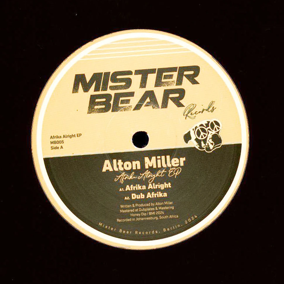 Alton Miller - Afrika Alright EP