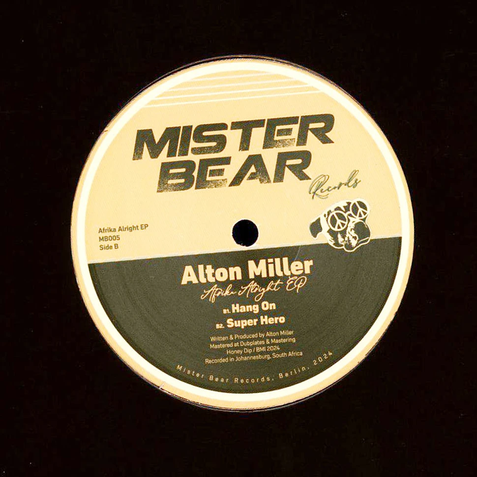 Alton Miller - Afrika Alright EP