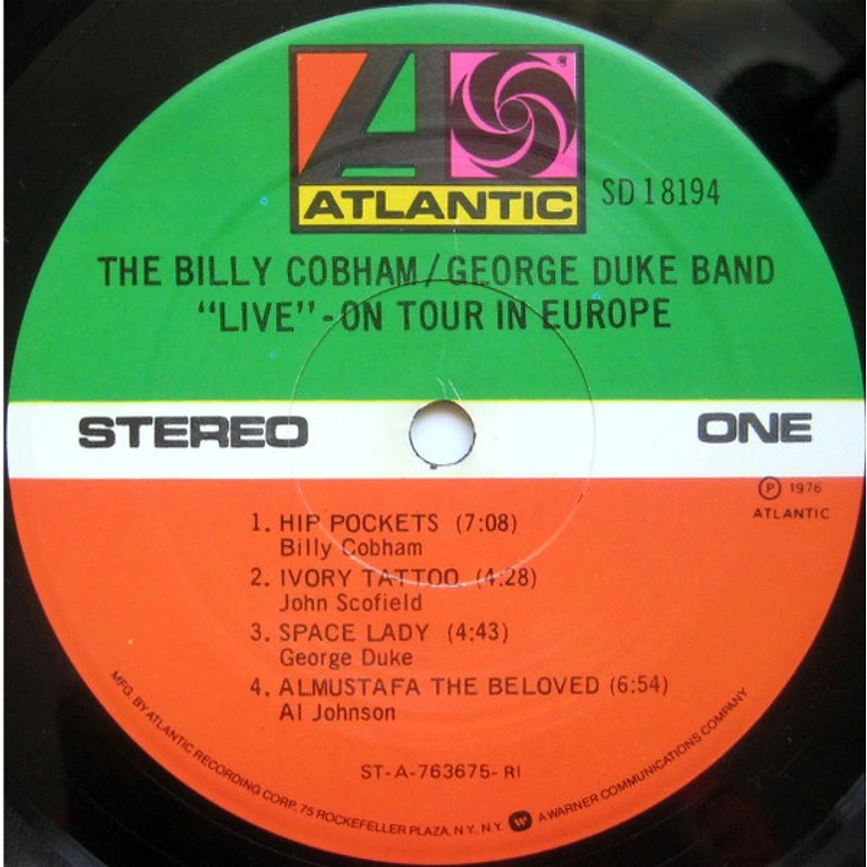 The Billy Cobham / George Duke Band - "Live" On Tour In Europe