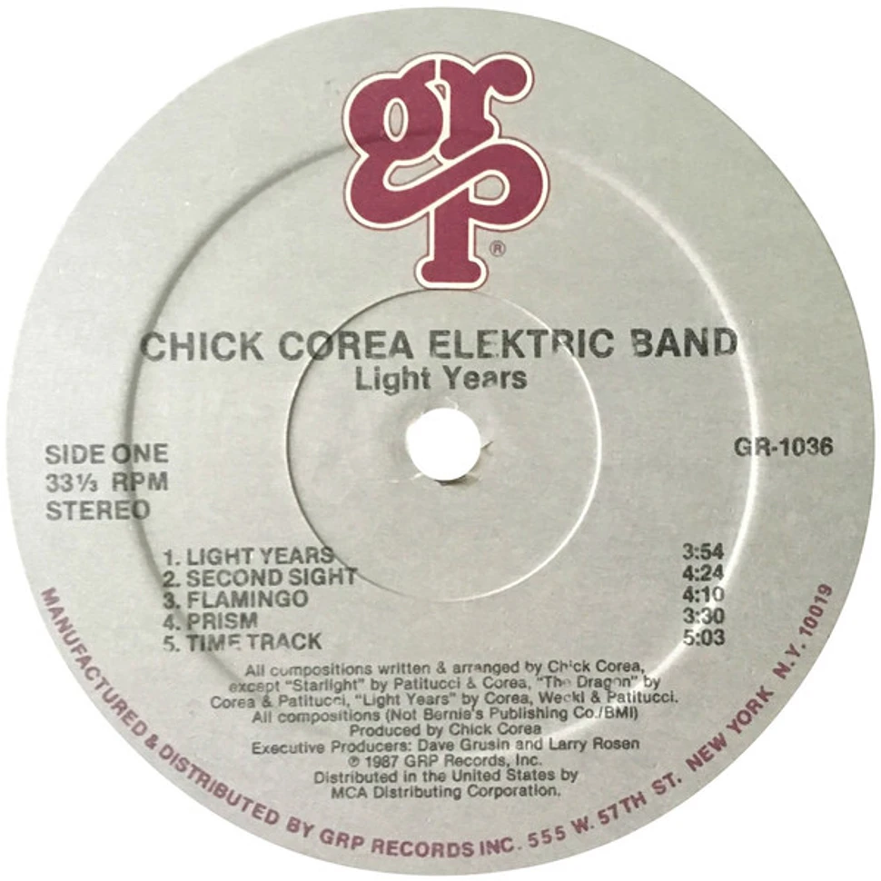 The Chick Corea Elektric Band - Light Years