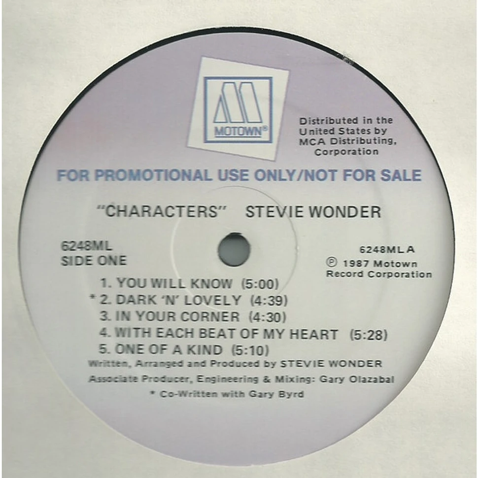 Stevie Wonder - Characters