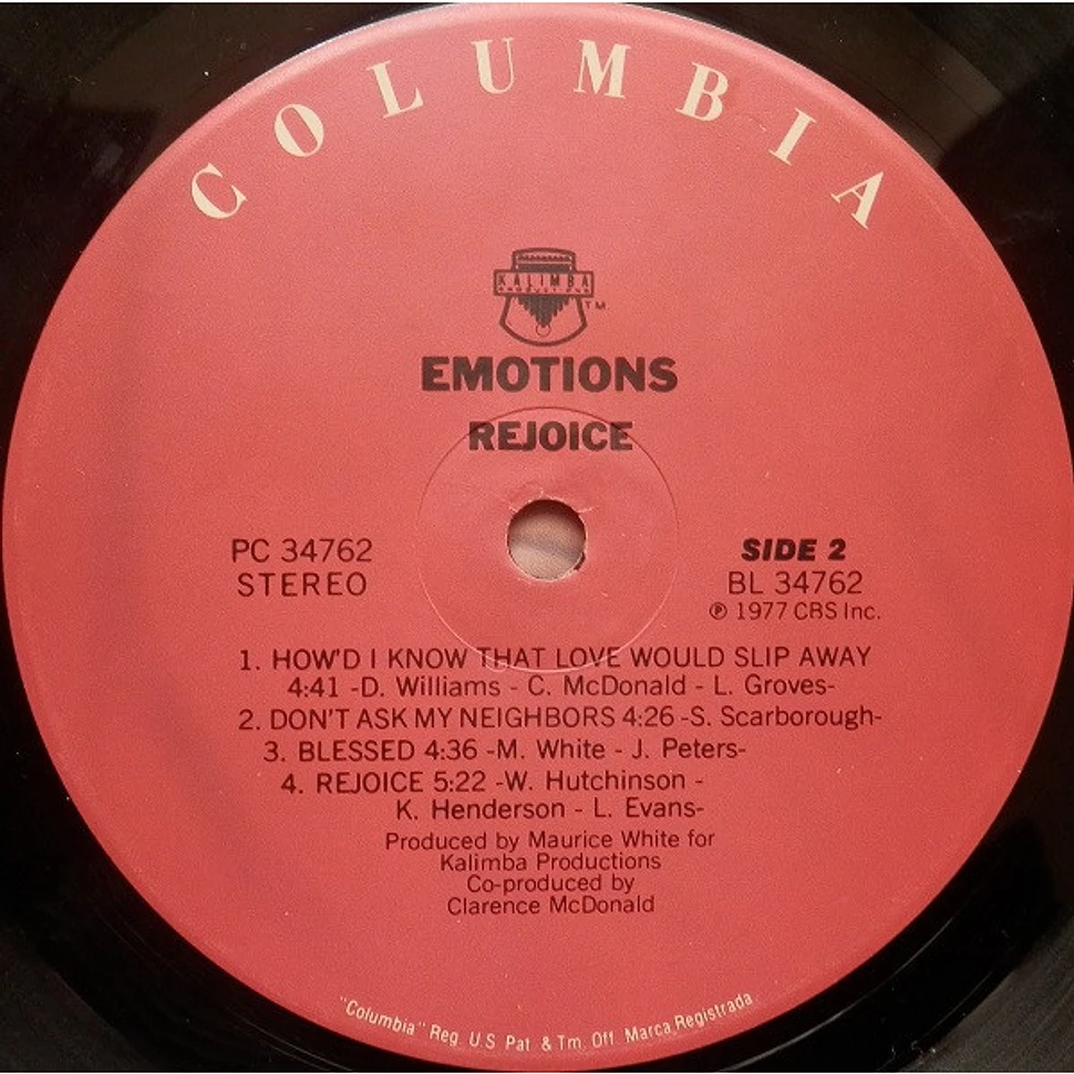 The Emotions - Rejoice