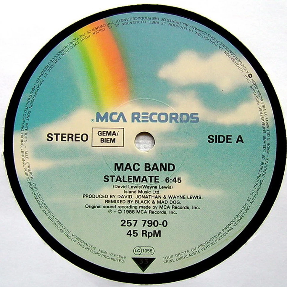 Mac Band Featuring The McCampbell Brothers - Stalemate