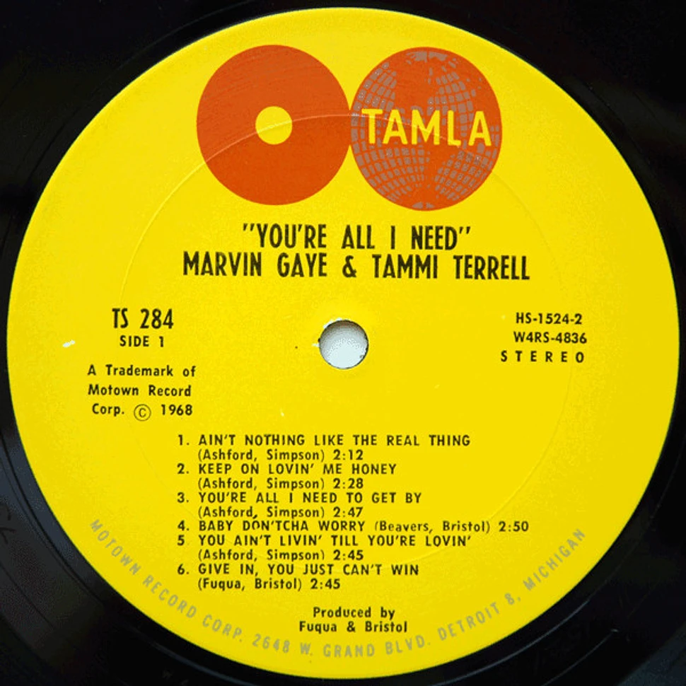 Marvin Gaye / Tammi Terrell - You're All I Need