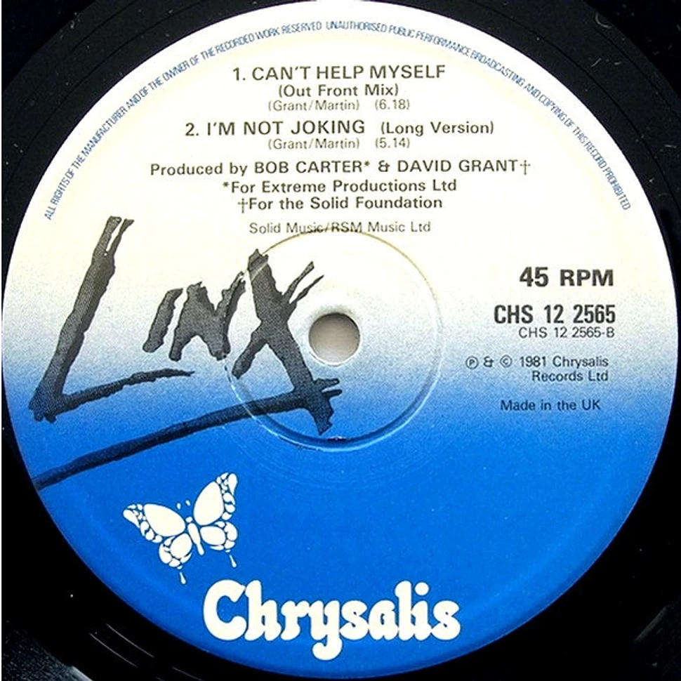 Linx - Can't Help Myself