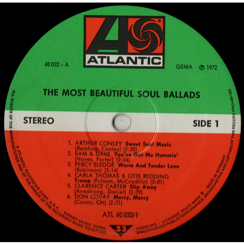 V.A. - The Most Beautiful Soul Ballads