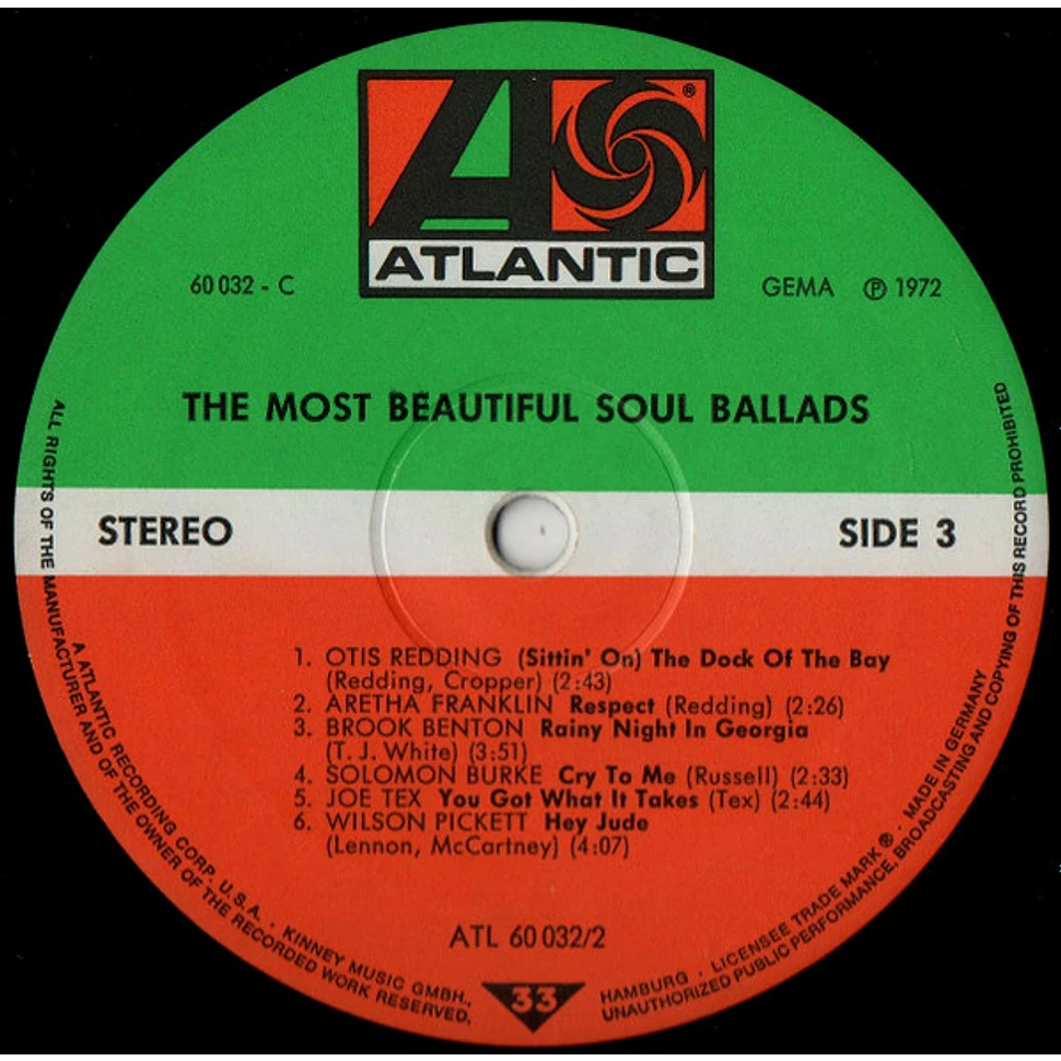 V.A. - The Most Beautiful Soul Ballads