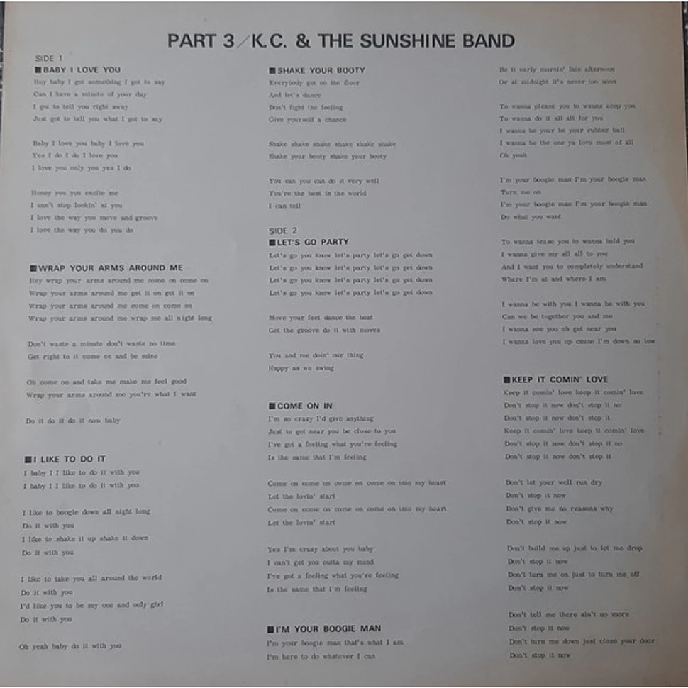 KC & The Sunshine Band - Part 3