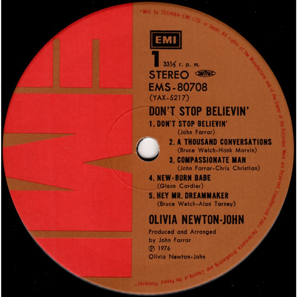 Olivia Newton-John - Don't Stop Believin'