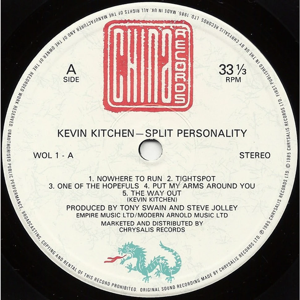 Kevin Kitchen - Split Personality