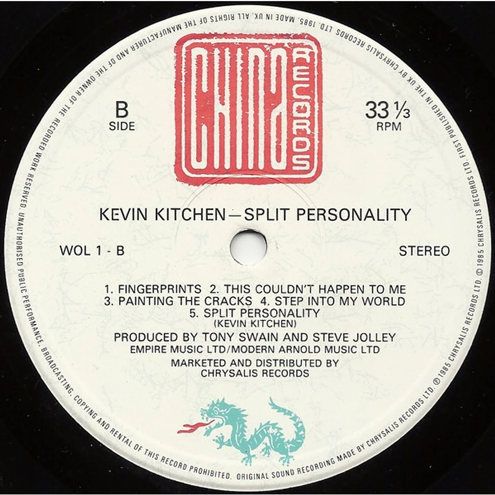 Kevin Kitchen - Split Personality