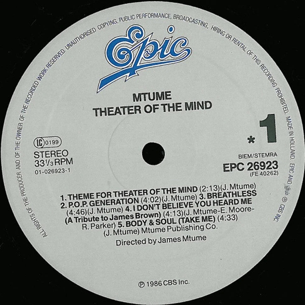 Mtume - Theater Of The Mind