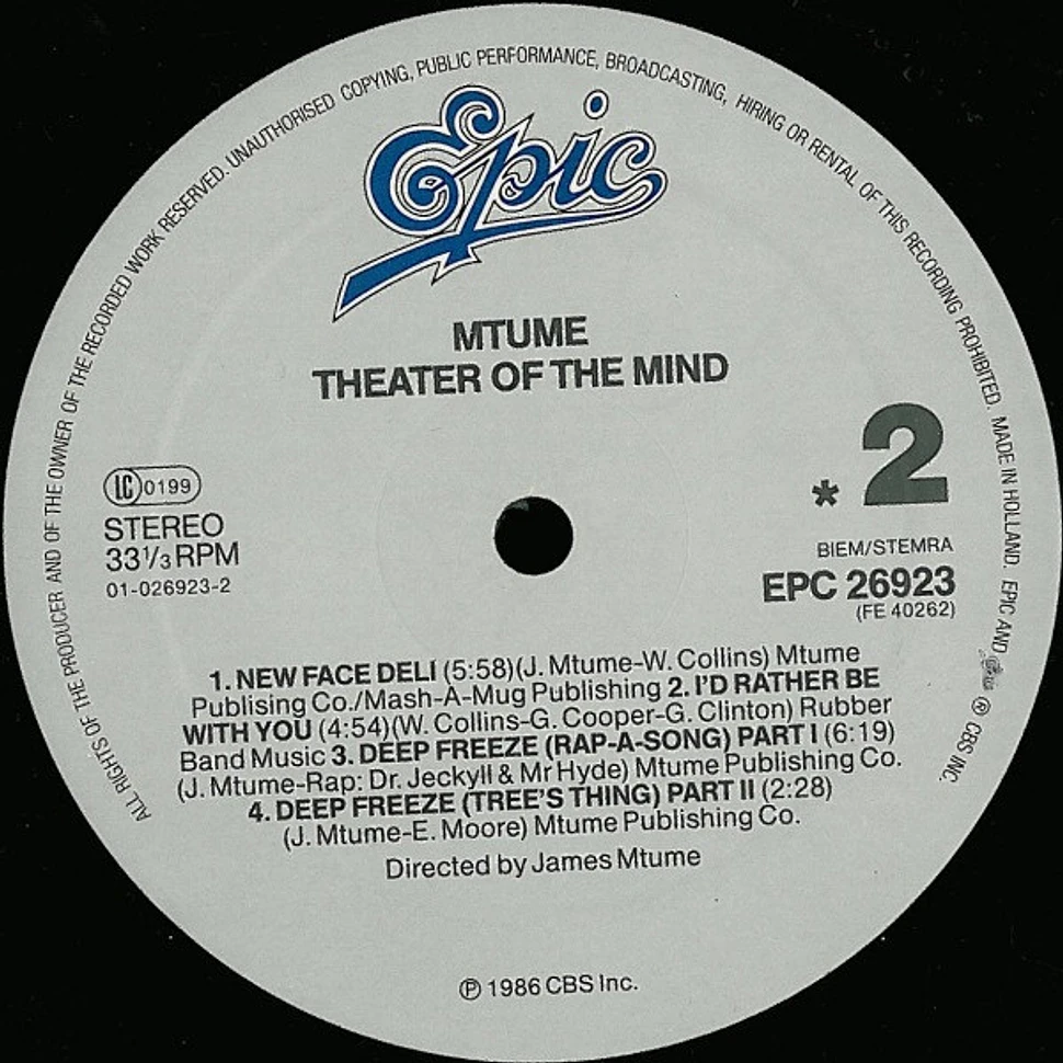 Mtume - Theater Of The Mind