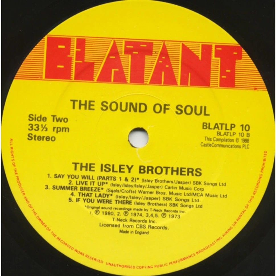 The Isley Brothers - The Sound Of Soul