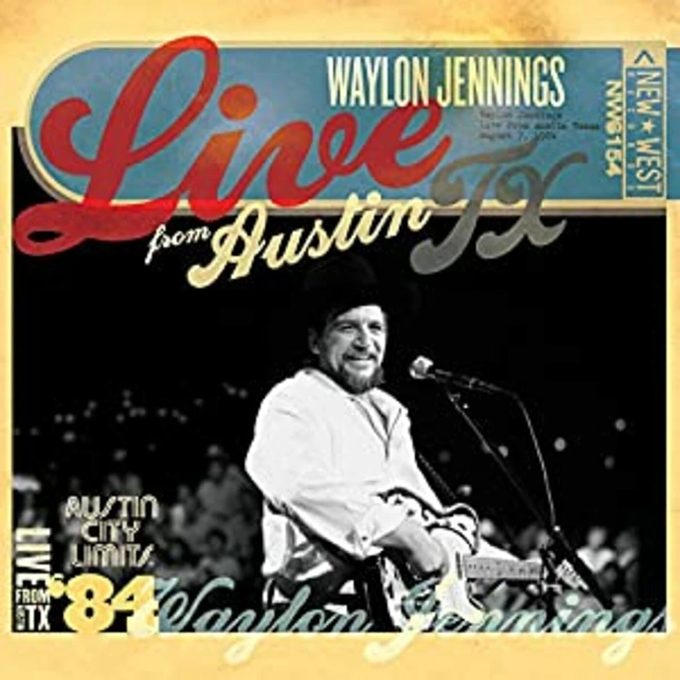 Waylon Jennings - Live From Austin TX '84 Silver & Gold Vinyl Edition