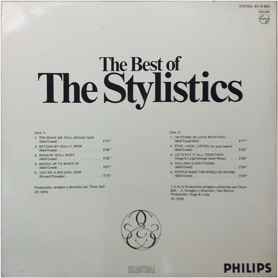 The Stylistics - The Best Of The Stylistics