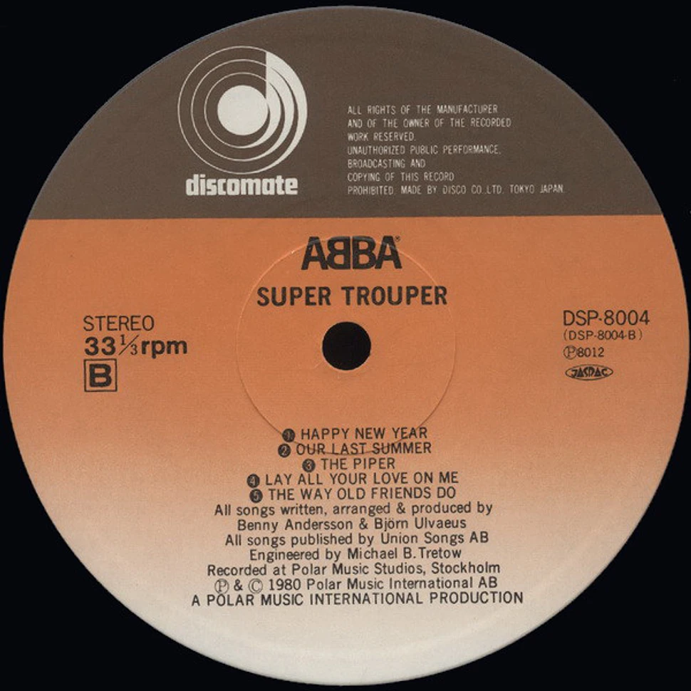 ABBA - Super Trouper = スーパー・トゥルーパー