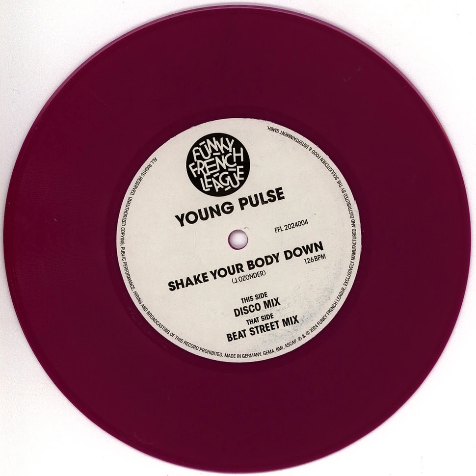 Young Pulse - Shake Your Body Down Purple Vinyl Edition