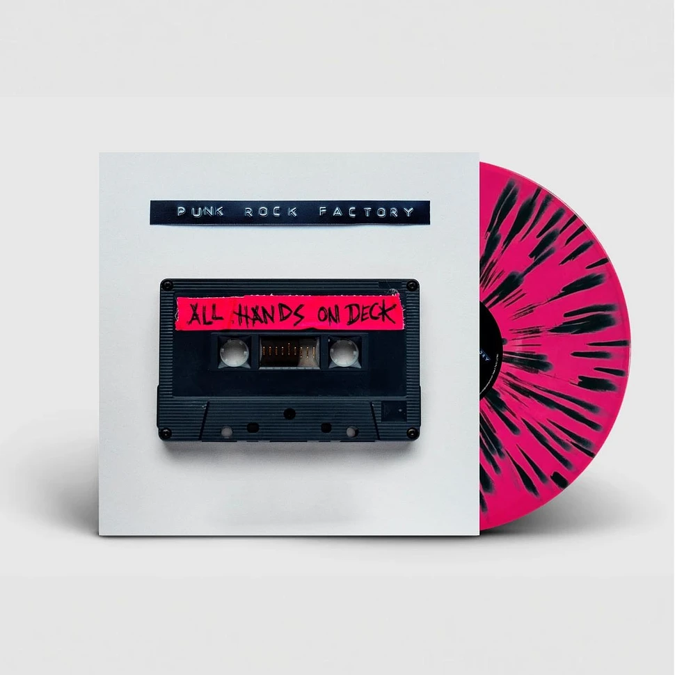 Punk Rock Factory - All Hands On Deck Black / Pink Splattered Vinyl Edition