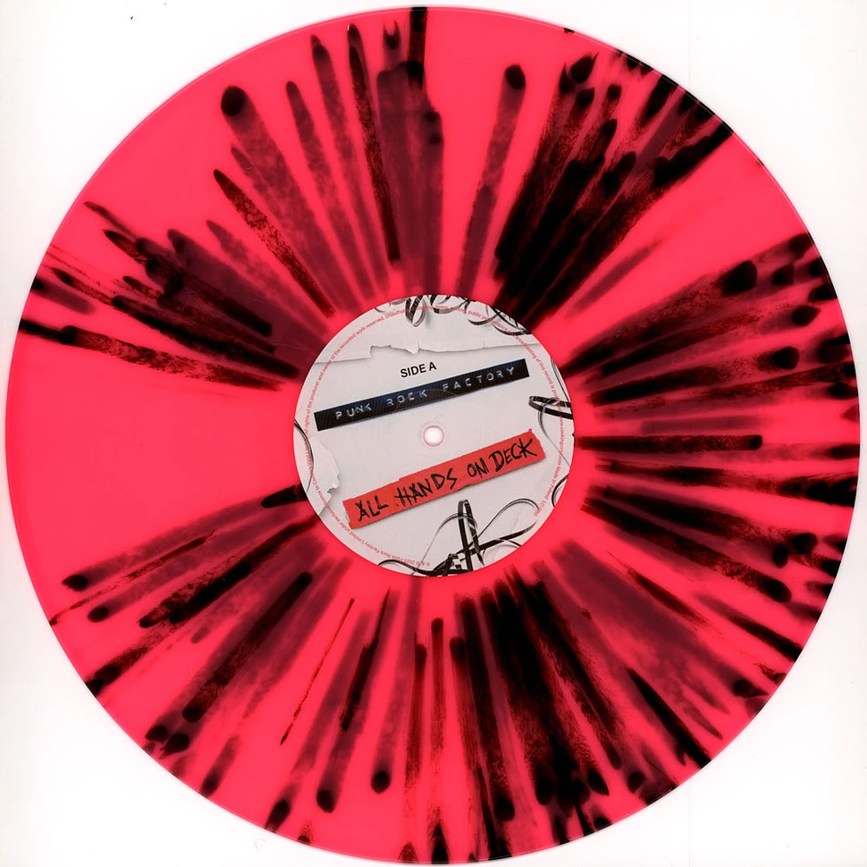 Punk Rock Factory - All Hands On Deck Black / Pink Splattered Vinyl Edition