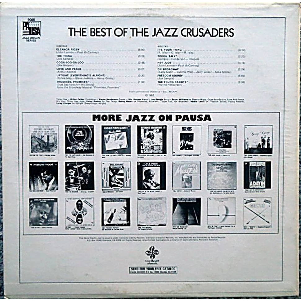 The Crusaders - The Best Of The Jazz Crusaders