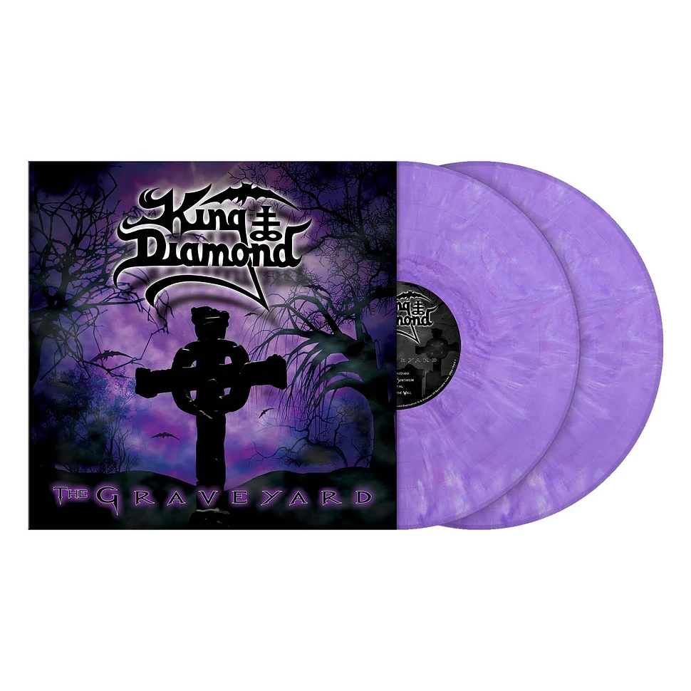 King Diamond - The Graveyard Purple Red White Marbled Vinyl Edition