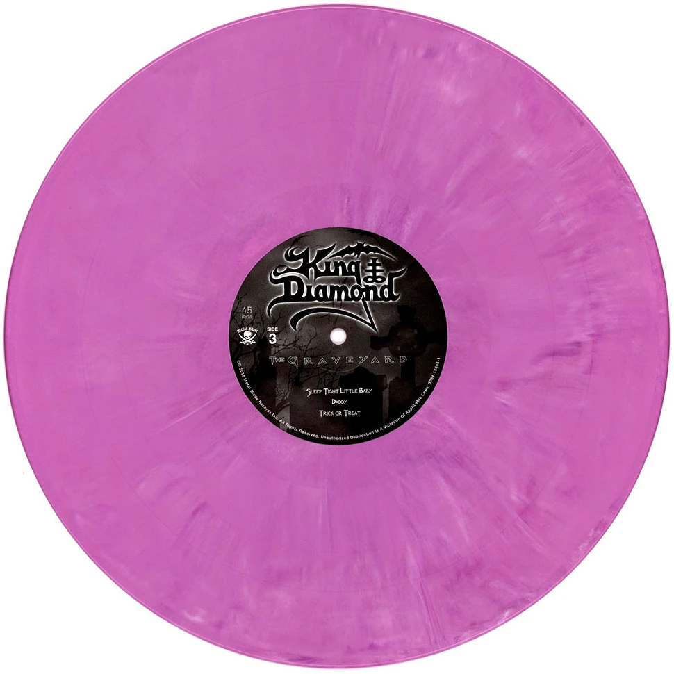 King Diamond - The Graveyard Purple Red White Marbled Vinyl Edition